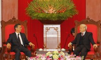 Le secrétaire général reçoit l’ambassadeur du Japon au Vietnam