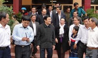 Le président Truong Tan Sang en visite à Binh Dinh