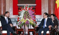 Le président Truong Tan Sang reçoit le prince héritier norvégien