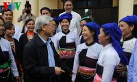 Le secrétaire général du Parti travaille dans la province de Phu Tho