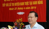 Le vice-PM Vu Van Ninh rencontre l’électorat de Nam Dinh