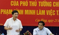 Pham Binh Minh : Cao Bang doit développer l’économie frontalière