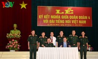 Jumelage entre la Voix du Vietnam et le corps d’armée numéro 4