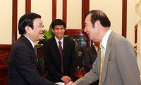 Le président d’honneur de Kyoei Steel reçu par le chef d’Etat vietnamien
