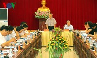 Le chef du comité central d’organisation To Huy Rua à Yen Bai