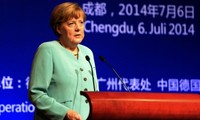 Angela Merkel en Chine