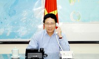 Entretien téléphonique Pham Binh Minh-Laurent Fabius