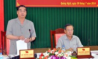 Lê Hông Anh en tournée à Quang Ngai