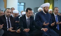 Apparition publique du président syrien Bachar al-Assad pour l'Aïd al-Adha