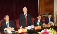 Nguyen Phu Trong travaille avec le ministère de la Culture, des Sports et du Tourisme