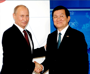 Rencontre entre Truong Tan Sang et des dirigeants en marge du sommet de l’APEC 