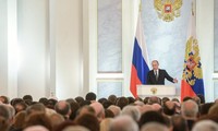 Poutine prononce un message à la fédération