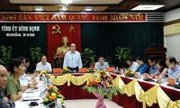 Nguyên Thiên Nhân en tournée à Binh Dinh