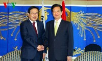 Rencontre entre Nguyen Tan Dung et le maire de Busan