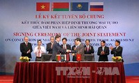 Fin des négociations sur l’accord de libre échange Vietnam-Union douanière 