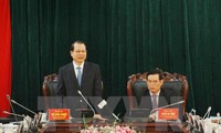 Vu Van Ninh travaille avec les principaux responsables de Hà Giang