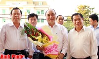 Le vice-Premier ministre Nguyên Xuân Phuc en visite à Binh Phuoc