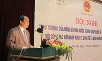 Conférence : Intégration internationale et les enjeux pour le Vietnam 
