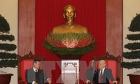Un vice Premier Ministre laotien reçu par le leader du PCV