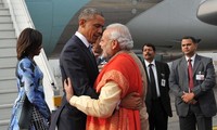 Barack Obama est arrivé en Inde pour une visite de trois jours