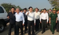 Le président Truong Tân Sang en visite de travail au Sud