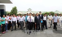 Le président Truong Tan Sang travaille dans la province de Tay Ninh