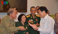 Truong Tan Sang rencontre des anciens prisonniers révolutionnaires