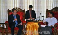 Nguyen Thien Nhan au Myanmar pour promouvoir la coopération économique