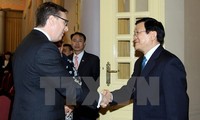 Truong Tan Sang reçoit le président du Conseil des affaires USA-ASEAN