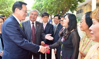Le président du parlement sud coréen reçu par le leader de Ho Chi Minh ville