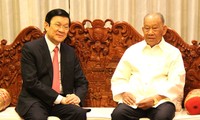 Activités du président Truong Tan Sang au Laos
