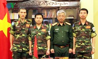 Nouveaux officiers du Vietnam en mission de maintien de la paix
