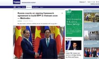 Le séjour au Vietnam de Medvedev couvert par la presse internationale