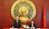Nguyen Phu Trong rencontre des Vietnamiens en Chine 