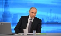 Russie: le show télévisé annuel de Vladimir Poutine