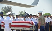 Rapatriement de restes de soldats américains