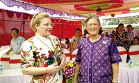 La vice-présidente Nguyen Thi Doan accueille la princesse de Thaïlande