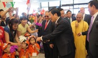 Truong Tan Sang rencontre la communauté vietnamienne en Russie