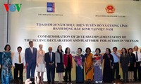 Le Vietnam célèbre les 20 ans de la Déclaration et du Programme d’Action de Pékin 