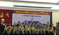 Départ des Vietnamiens à la 43ème compétition mondiale du savoir-faire