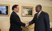 Hoàng Trung Hai achève sa visite officielle en Angola