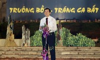 Truong Tân Sang à l’inauguration du vestige historique de Truông Bôn