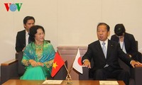 Nguyen Thi Kim Ngan rencontre le président de la chambre des conseillers du Japon