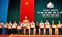 Nguyen Thi Doan au congrès d’émulation patriotique de Ha Giang