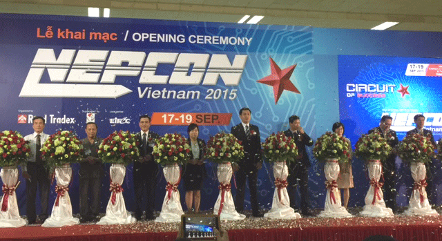 Ouverture de l’exposition NEPCON Vietnam 2015
