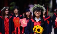 Đào Hải Hà, lauréate du concours d’entrée à l’université des langues de Hanoï 