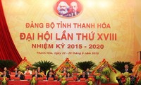 18ème congrès du comité du Parti pour la province de Thanh Hoa
