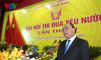 Nguyen Xuan Phuc assiste au congrès d’émulation patriotique de Thai Binh