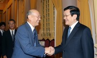 Truong Tan Sang reçoit une délégation de la FEC