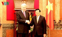 Entretien entre les présidents vietnamiens et islandais